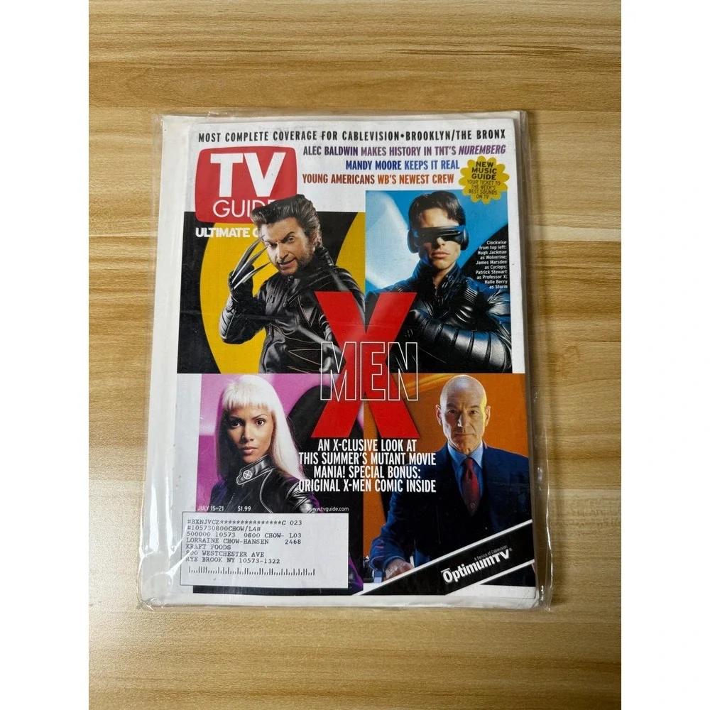TV Guide Magazine July 15-21 2000 X Men‎ Movie Issue